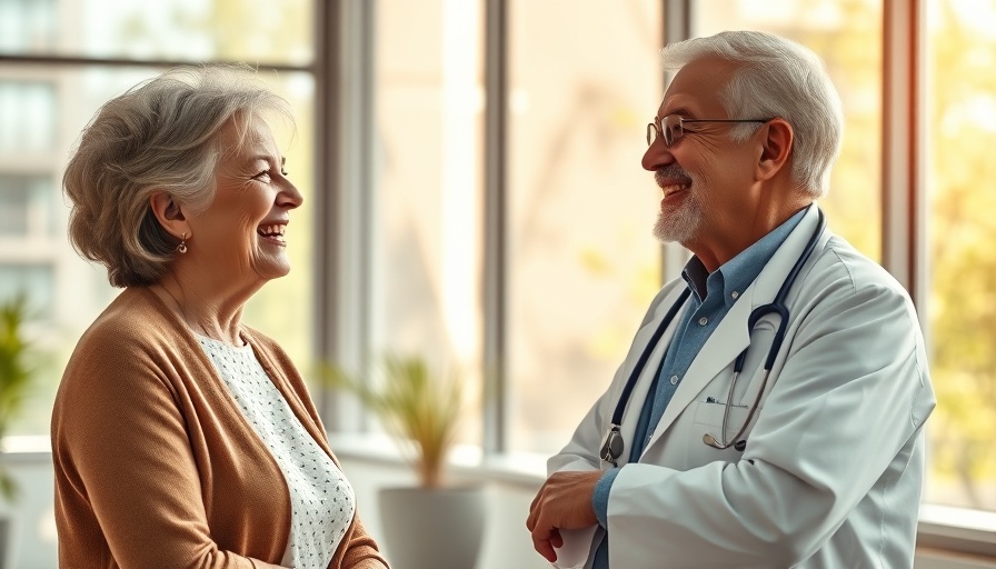 Elderly woman engages with doctor in bright office, advocate for yourself when doctors dismiss your symptoms.