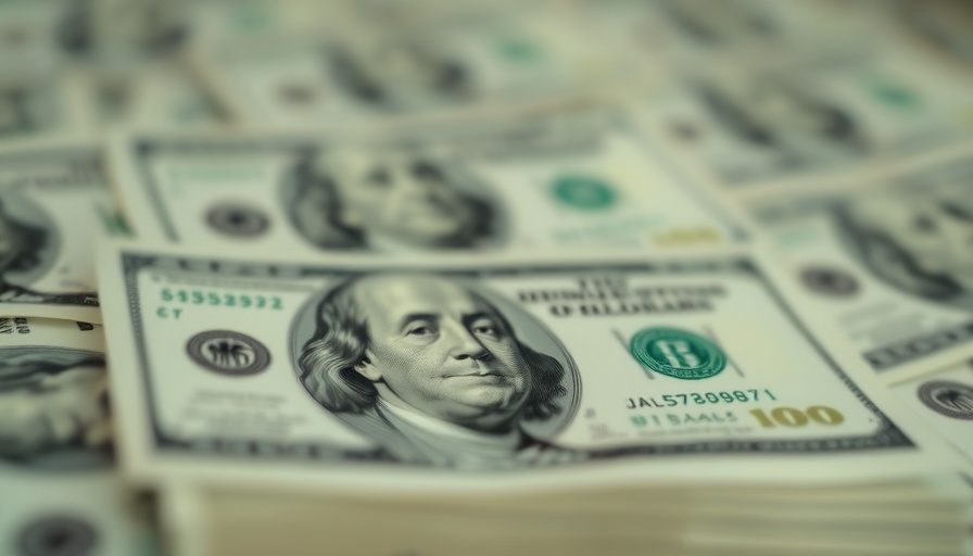 Close-up of hundred-dollar bills representing AI regulatory technology funding