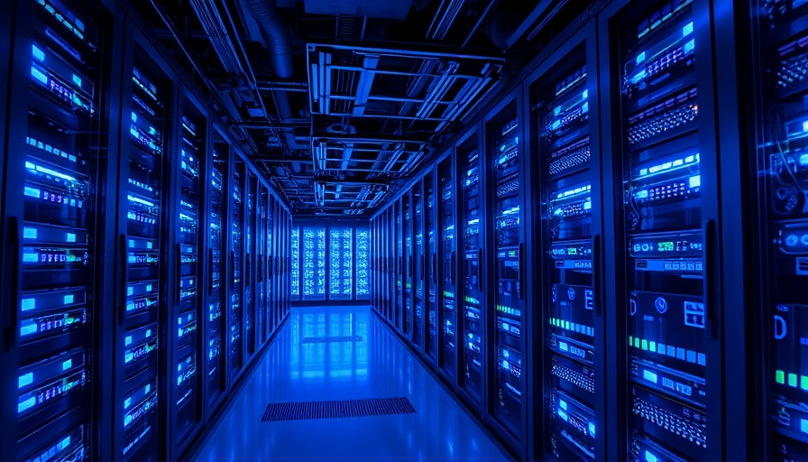 San Antonio data center expansion showing glowing server racks.
