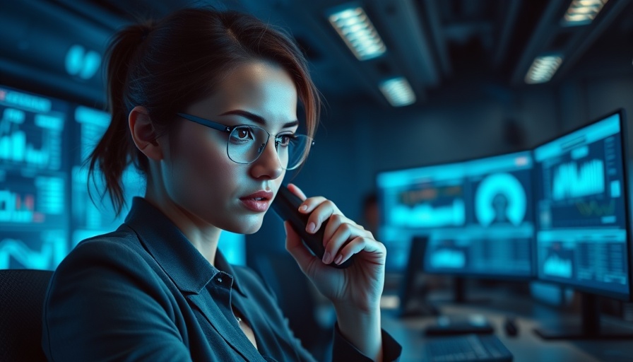 Focused woman in control room setting, conveying concentration, related to A House of Dynamite movie review.
