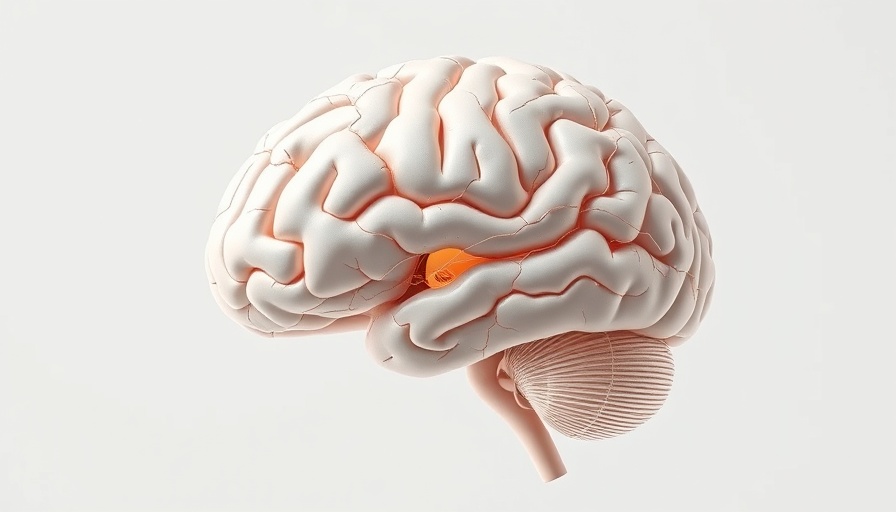 Women's Brain Communication and PTSD: Diagram of brain regions.