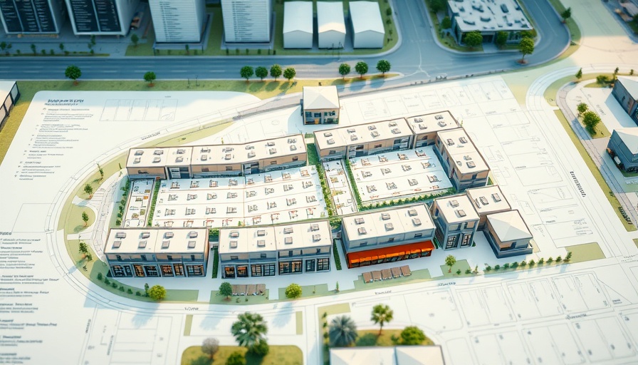 Lakeside development expansion plan in Flower Mound featuring labeled areas.