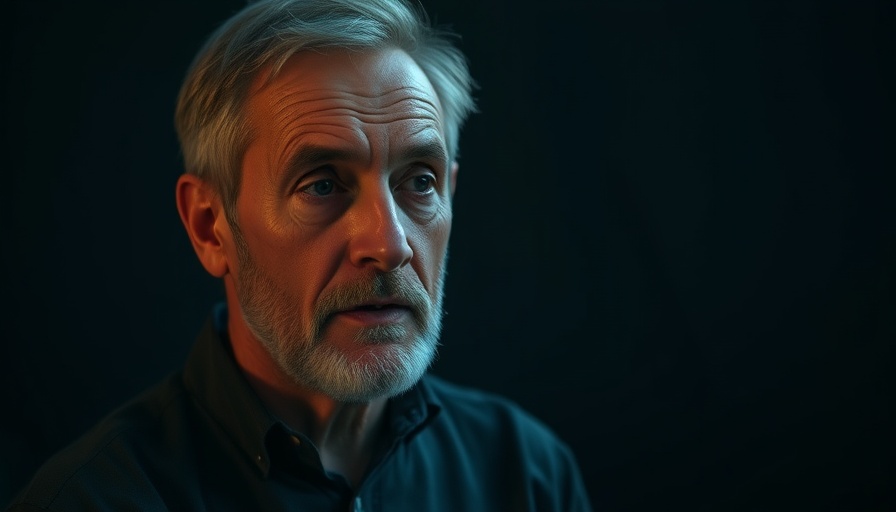 Middle-aged man discussing the earliest sign of heart disease
