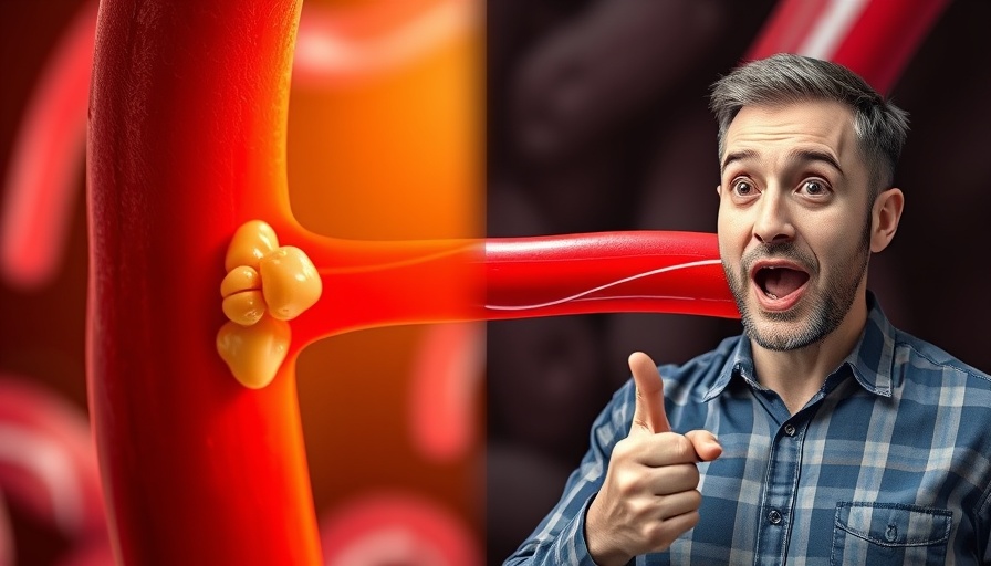 Artery health transformation; clear arteries symbolize best meal to prevent heart attack and stroke.