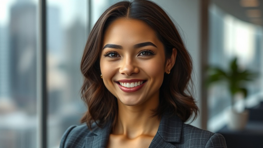 Professional woman portrait reflecting Houston business news.