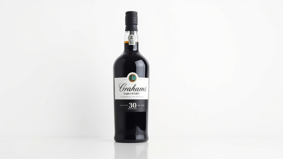 Graham's Tawny Port bottle ideal for holiday season celebrations