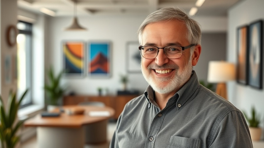 Friendly middle-aged man in office, Dallas commercial real estate listings