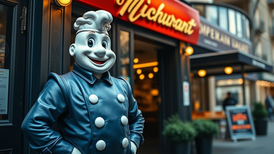 The Michelin Man greeting outside a restaurant - where are the Michelin inspectors today?