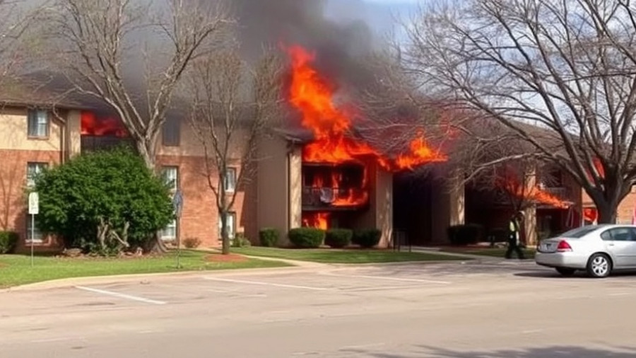 Flames destroy part of East Dallas condominium complex