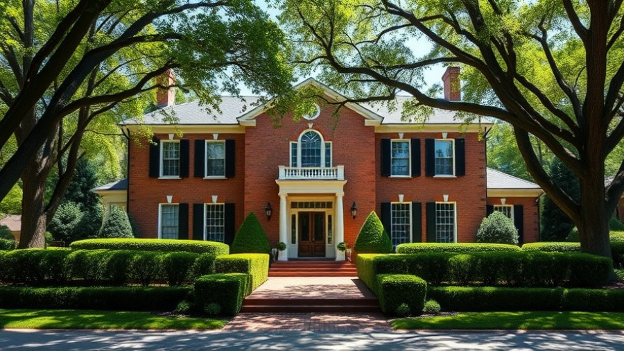 Elegant mansion in Houston luxury real estate market, showcasing grandeur.
