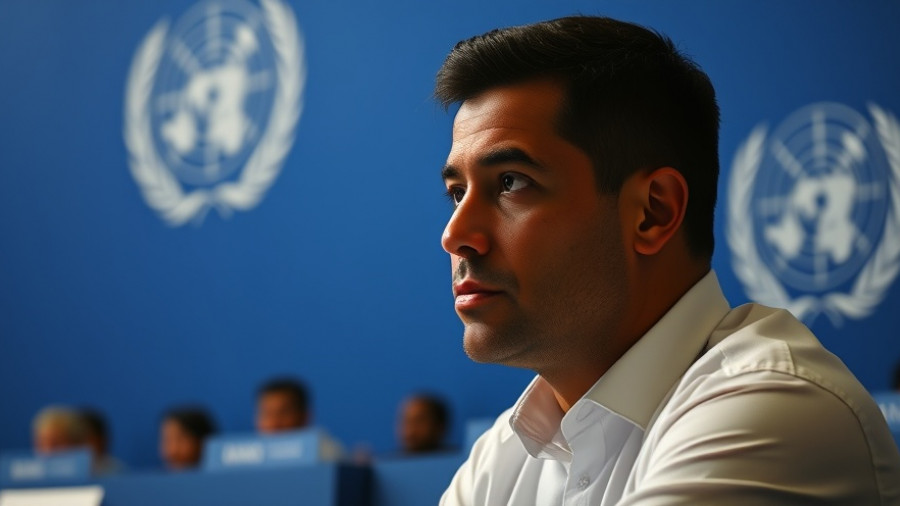 Thoughtful man in a conference setting contemplating Colombian drug trafficking controversy.