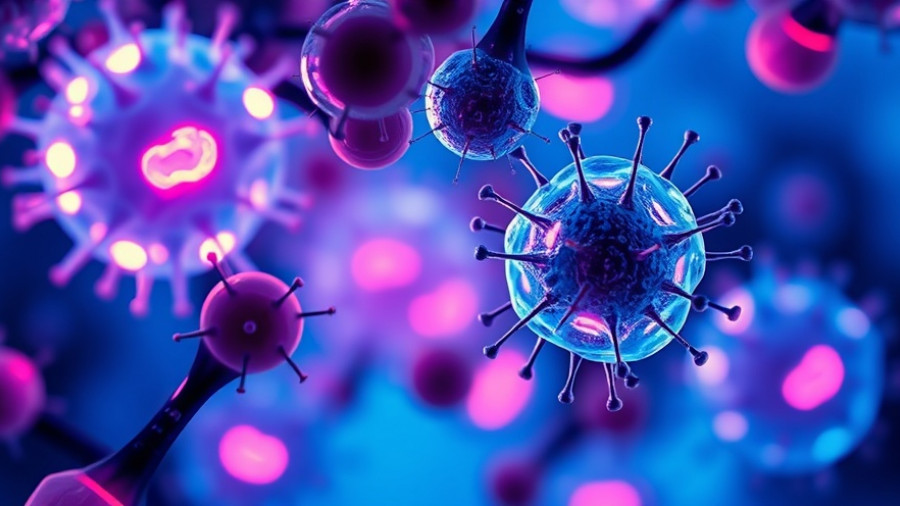 Innovative LED light cancer treatment concept highlighting medical technology.