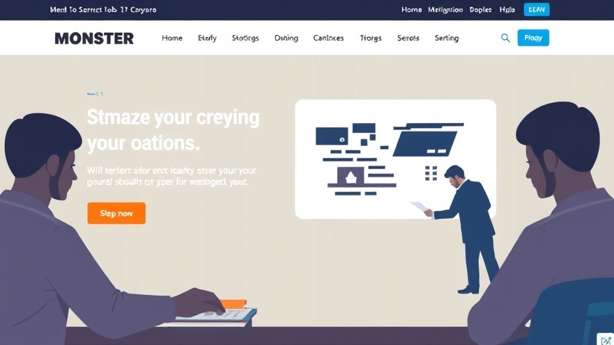 Monster job recruiting website showcasing online job platforms for job recruitment changes.