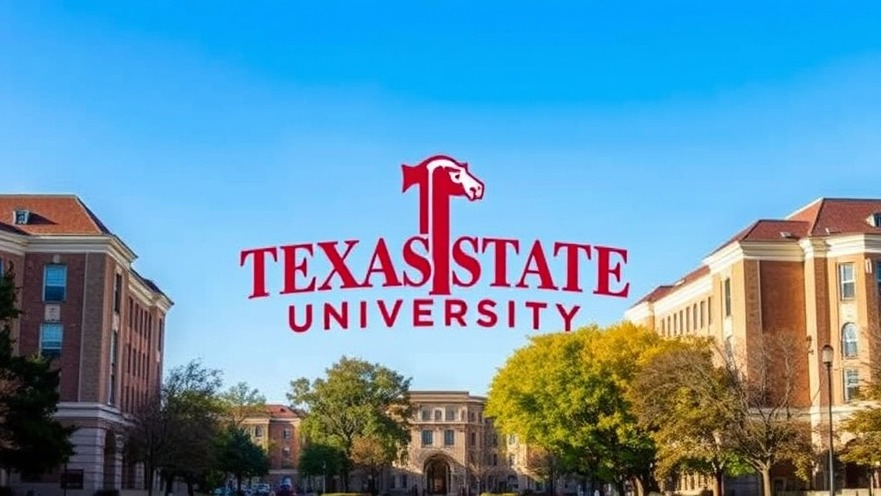 Texas State University logo representing Texas politics news and education.
