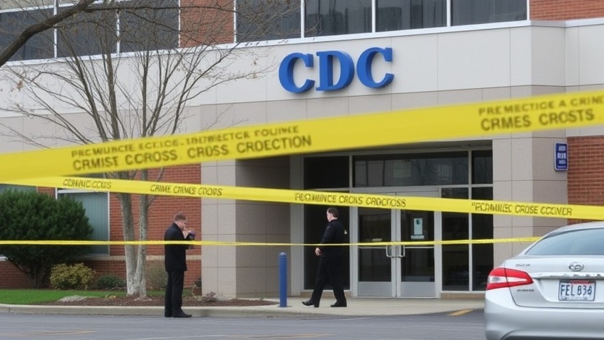 CDC security measures: crime scene highlights challenges in community safety.