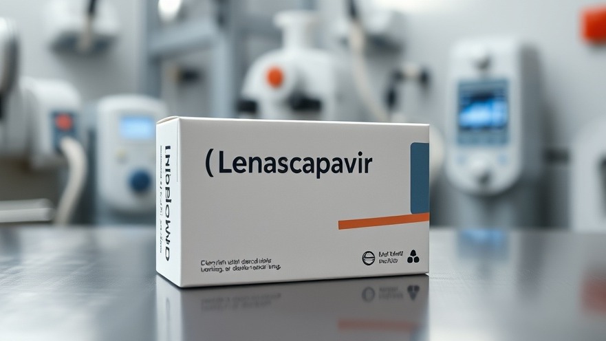 Lenacapavir injection box showcasing HIV prevention advancements by Gilead Sciences.
