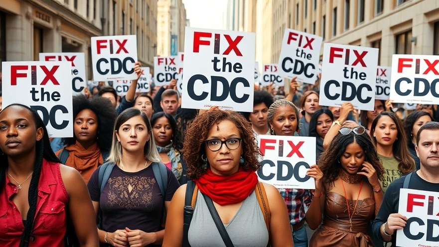 Public health trust at stake: Diverse protesters rally for CDC crisis accountability