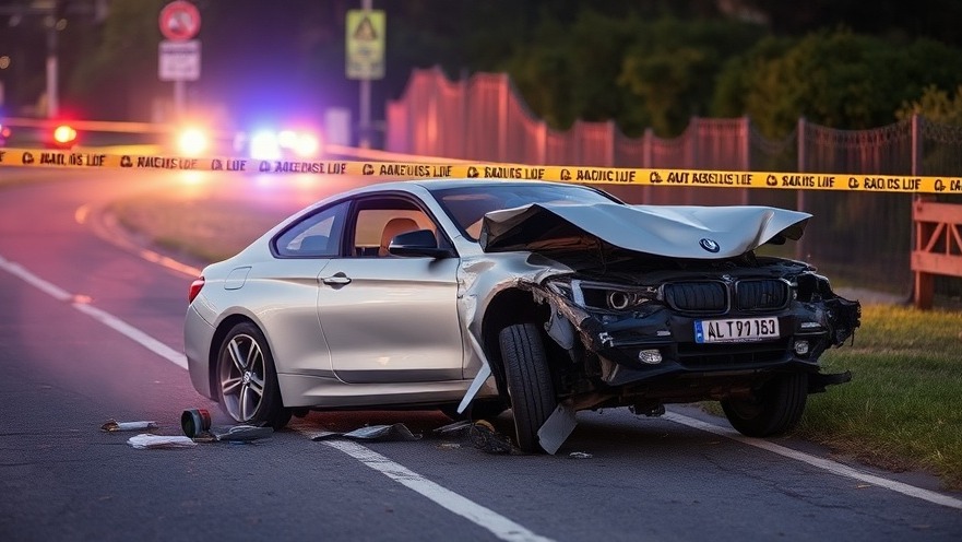 Fatal car wreck highlighting the serious consequences of alcohol-related accidents.