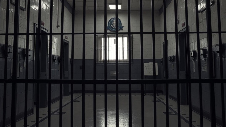 Inside a county jail, highlighting Bexar County regulations and San Antonio crime reports.