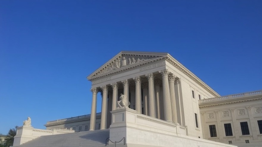 Supreme Court building representing abortion rights and Roe v. Wade impact.