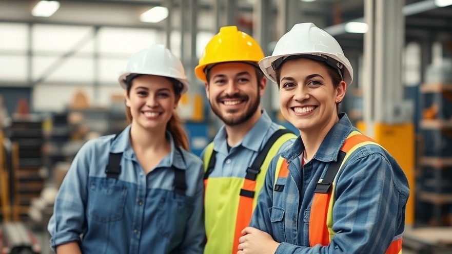 Happy workers representing top employers in San Antonio's vibrant job market.