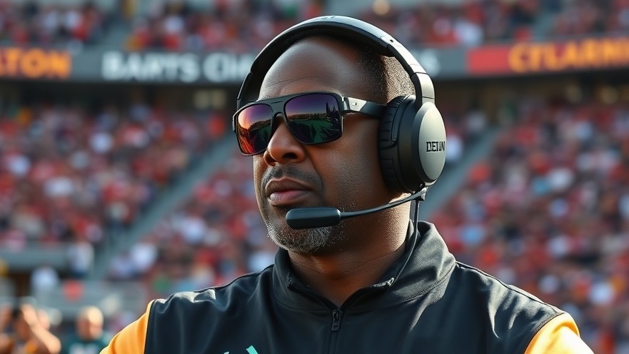 Deion Sanders coaching with passion, showcasing resilience amid health challenges.