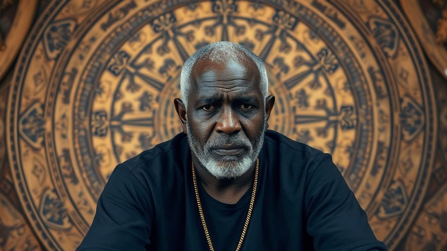 Senior black male overwhelmed by stress, symbolizing stress management techniques.