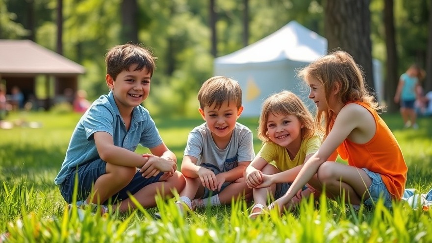 Kids enjoying outdoor activities at a Texas camp accredited by the American Camp Association.