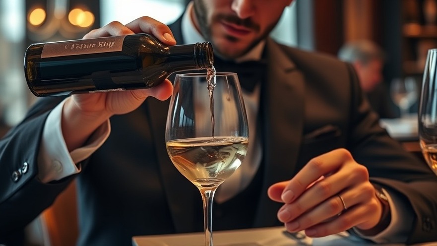 Elegantly dressed guest enjoying Dallas wine events at Al Biernat's North.