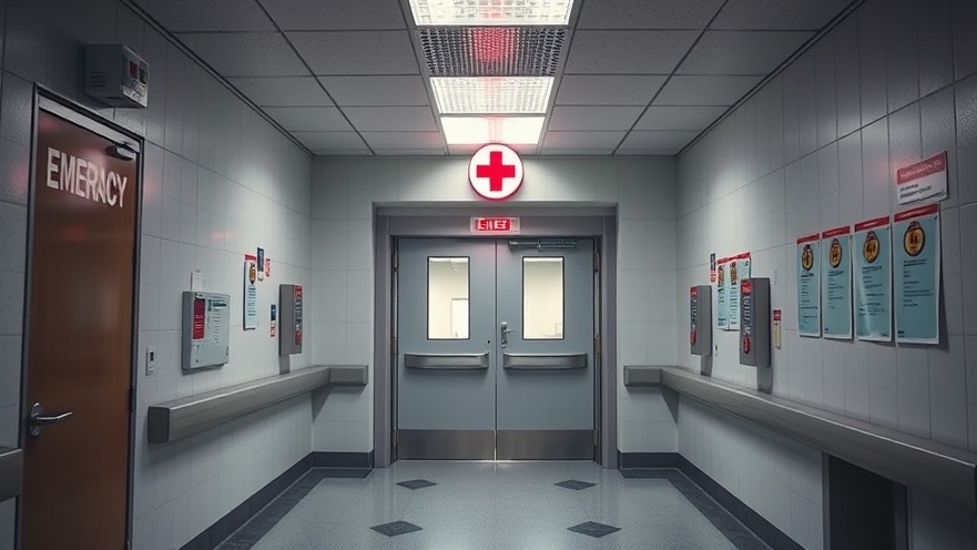 Emergency room entrance showcasing Texas health services amidst federal funding cuts.