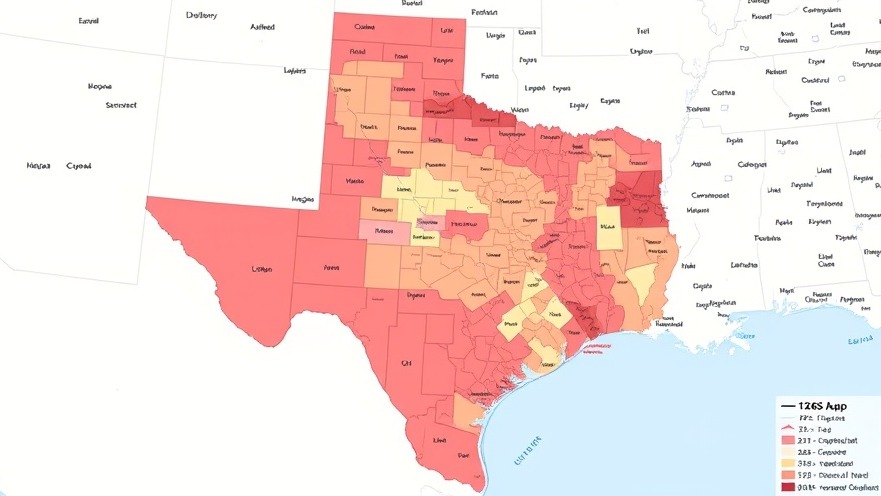 Texas redistricting map highlighting Latino voting trends for the 2026 election.