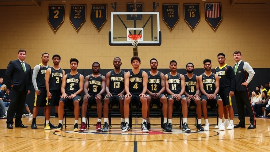 Purdue Boilermakers men's basketball team featured in NCAA preseason poll AP Top 25 rankings.