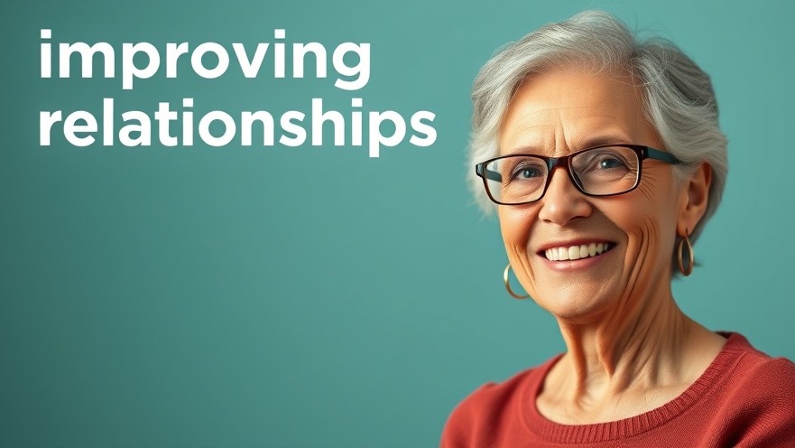 Smiling older Hispanic woman with glasses on a teal background, embodying mental health techniques.