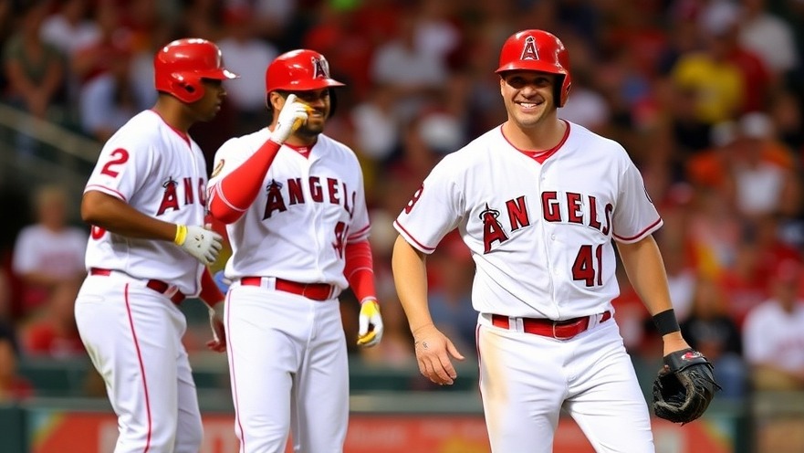 Los Angeles Angels players in an MLB series preview against the Rangers.