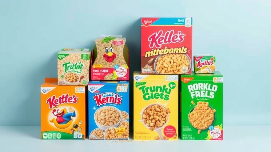 Cereal boxes promoting a longevity diet for better brain health and debunking anti-aging myths.