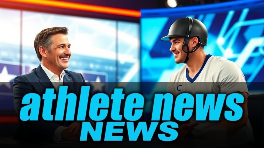Smiling talk show host discusses Micah Parsons contract in dynamic sports studio.