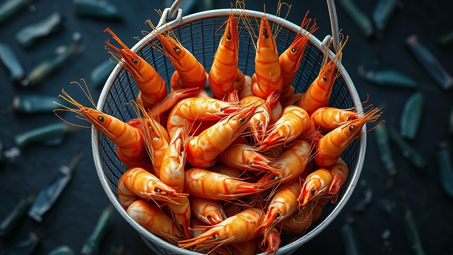 Bucketful of shrimp showcasing clean eating for families and healthy lifestyle