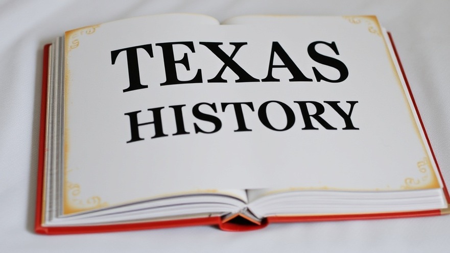 Texas History book highlighting lessons from Kerr County flooding and 1987 flood.