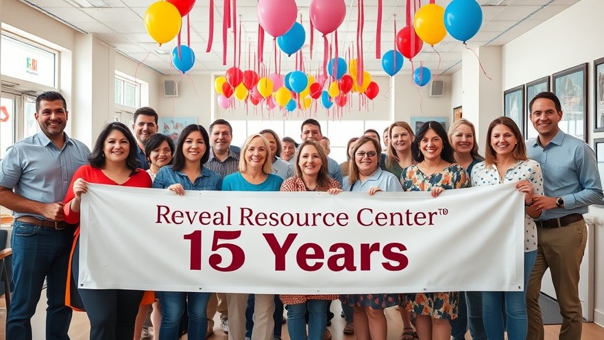 Joyful community members celebrate 15 years of the Reveal Resource Center, a Cedar Park nonprofit
