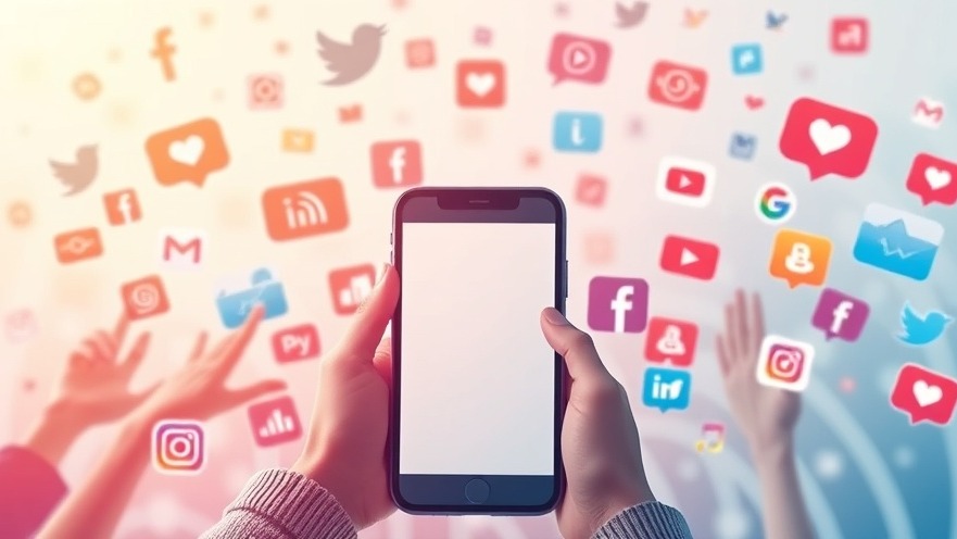 Social media concept promoting mental health support and wellness tips for busy people.