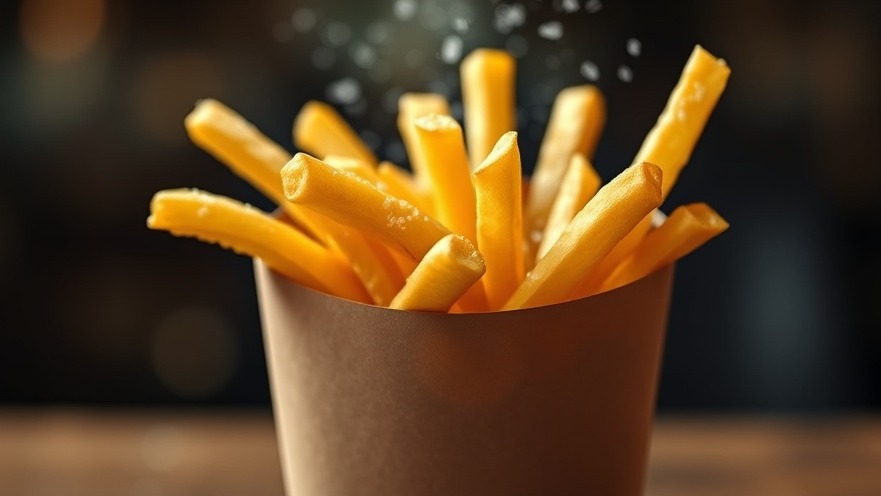 Golden crispy French fries, a tempting treat for diabetes prevention with healthy eating in mind.