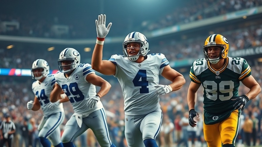 Energetic NFL highlights of Cowboys vs Packers in thrilling overtime match.