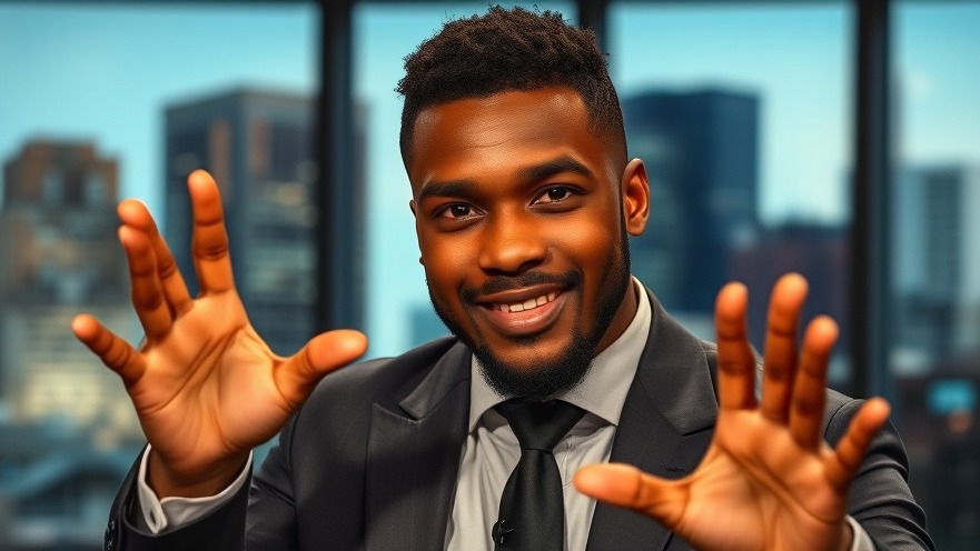 Stylish black male TV host discussing NFL news and athletes' personal styles.
