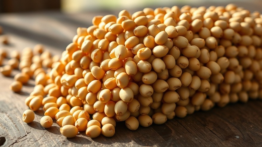 Close-up of soybeans highlighting bullish trends in agricultural commodities.
