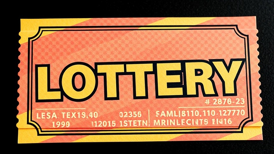Colorful lottery ticket emphasizing the word 'LOTTERY' amidst Powerball winning numbers.