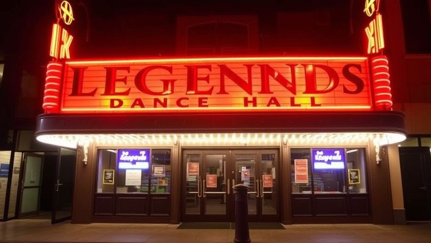 Legends Dance Hall in San Antonio, showcasing local safety news and community discussions.