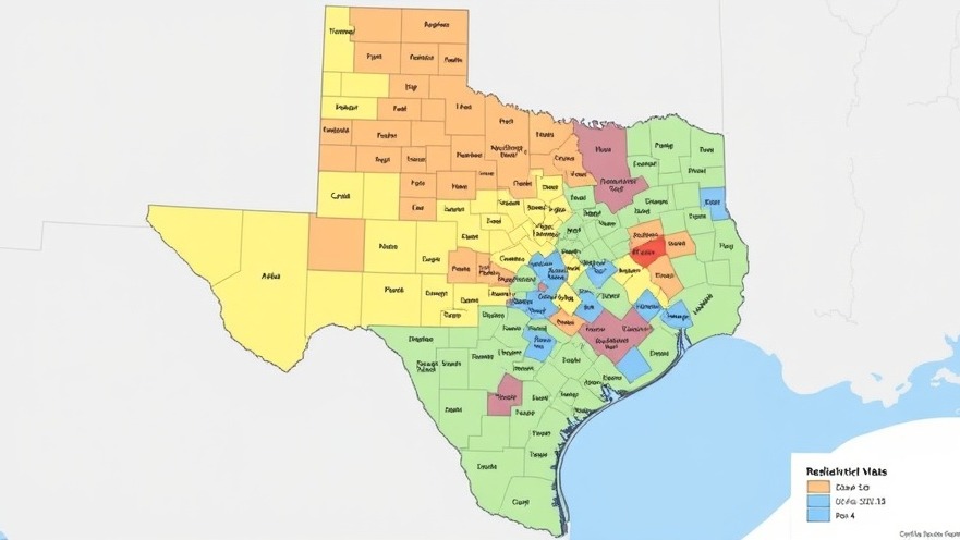 Texas redistricting map illustrating voting representation and gerrymandering impacts in 2023.