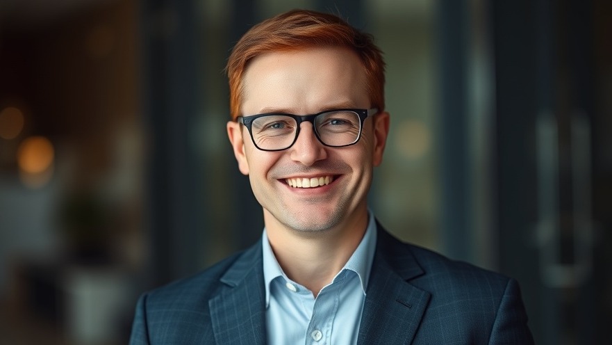 Smiling middle-aged man in a suit representing Texas newspapers and news today.