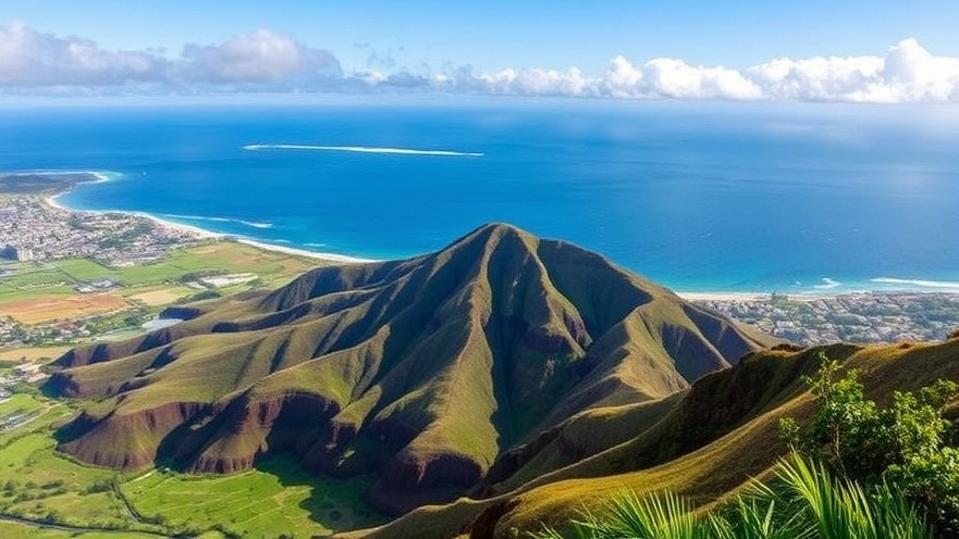 Diamond Head, Hawaii, showcasing community resilience and emergency response plans for natural disasters USA.