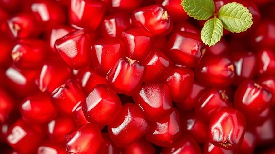 Fresh pomegranates showcasing vibrant seeds for healthy aging tips.